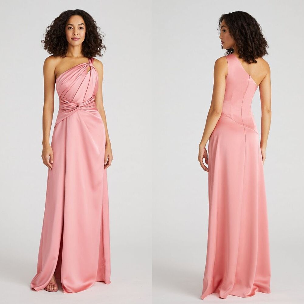 NWT THEIA Gloria Twist A Line Gown Size 4 $695